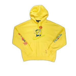 Nike Kyrie x SpongeBob SquarePants Dri-FIT hoodie Size Mens Large Dynamic Yellow